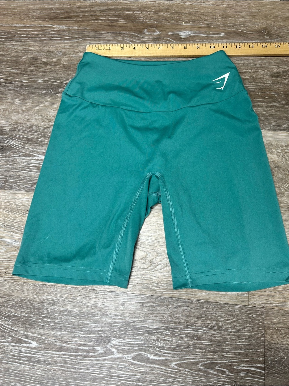 Gymshark Vital Seamless 2.0 Women's Shorts Green, High-Waisted, Size XXS (2-4)